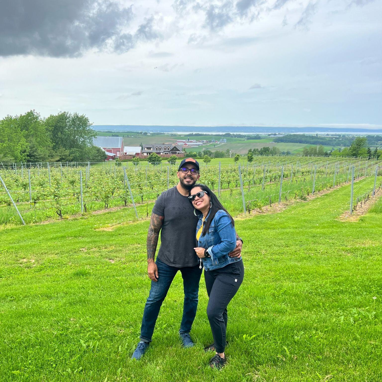 Wine Tasting in Nova Scotia....