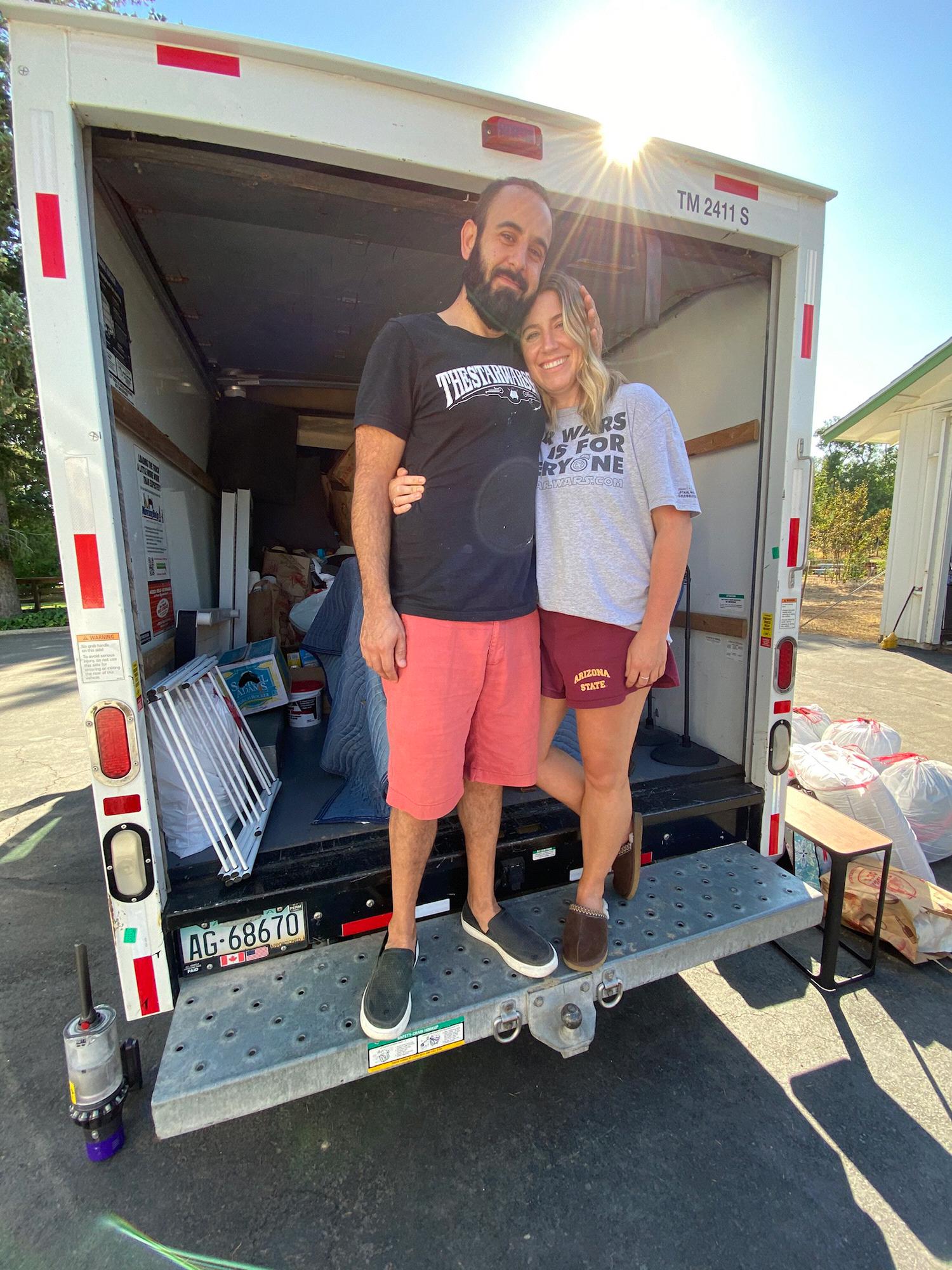 Survived our first moving day together!