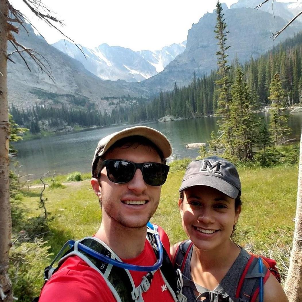 We took this during our favorite hike ever - Sky Pond in Rocky Mountain National Park
