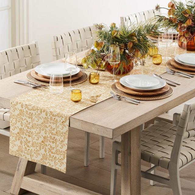 Dahlia Table Runner, Yellow