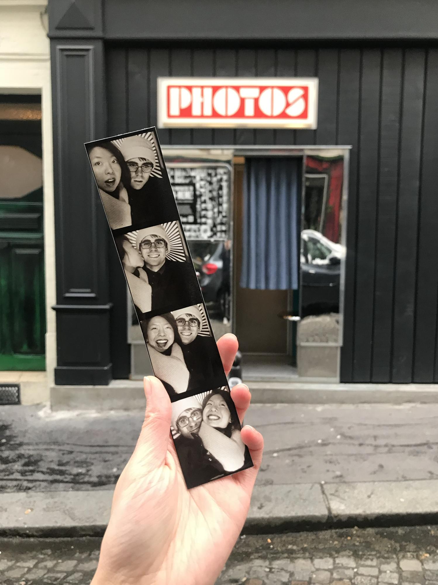 March 2018 - Paris. Not that creative when it comes to photo booth pictures so we will not be having one at our wedding…