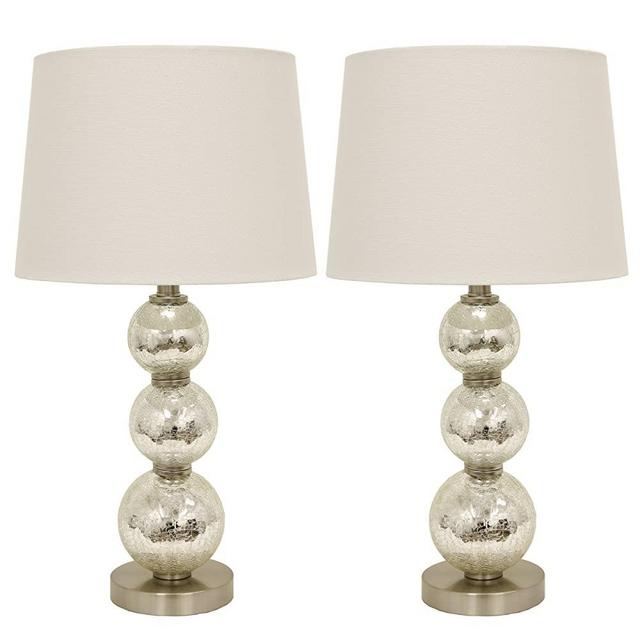 Décor Therapy MP1063 Table Lamp, Mercury Silver