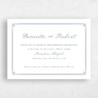 Blue Wedding Invitation - Elspeth Landscape