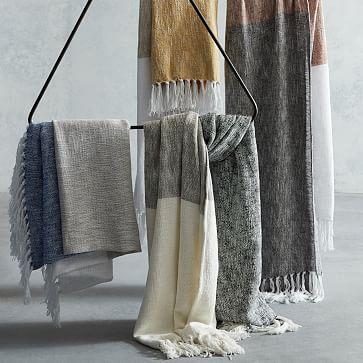 Heathered Cotton Throw