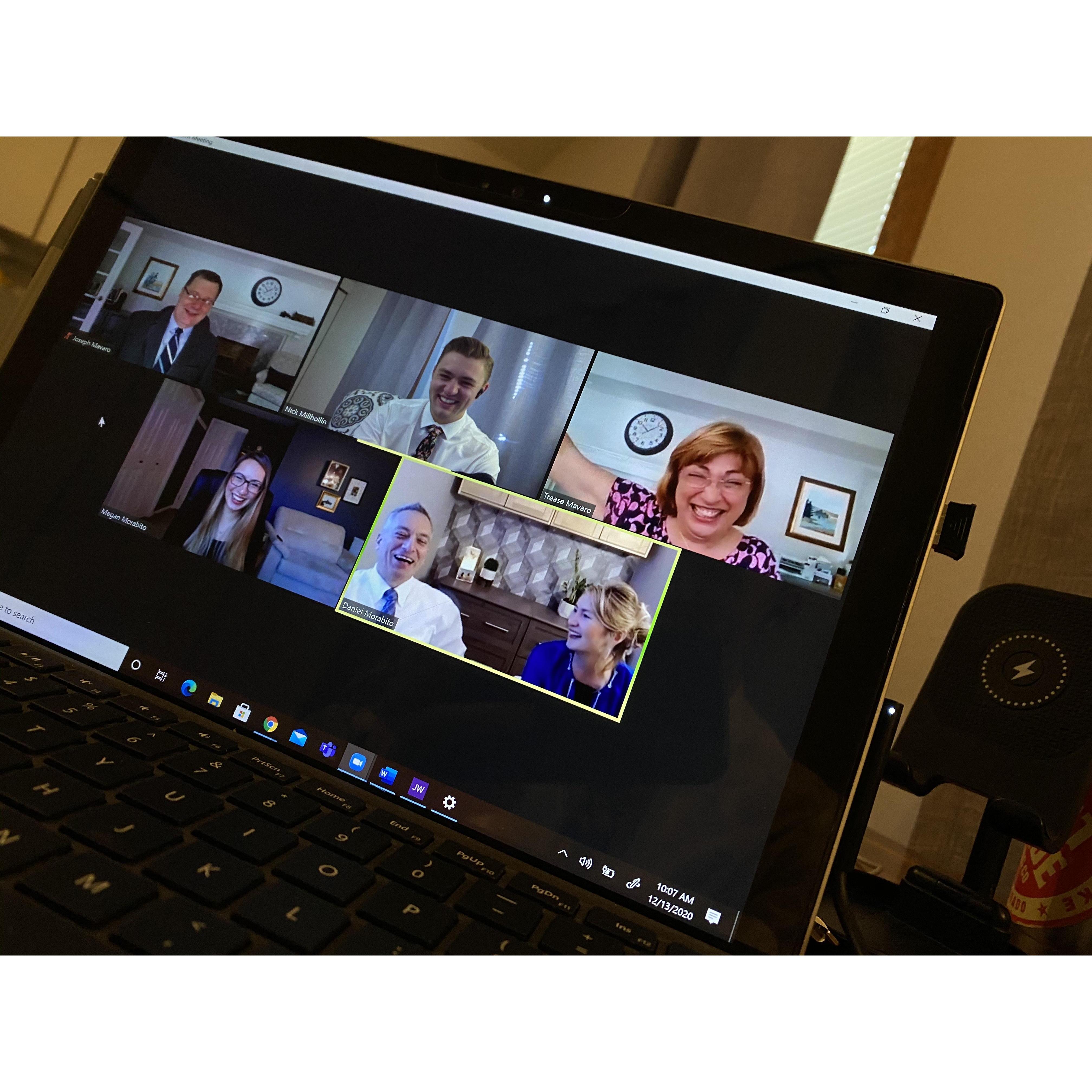 Back on Zoom again!