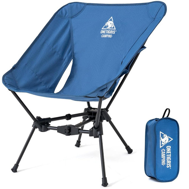 ONETIGRIS Tigerblade Camping Chair, Lightweight Folding Backpacking Hiking Chair, Compact Portable 330 lbs Capacity