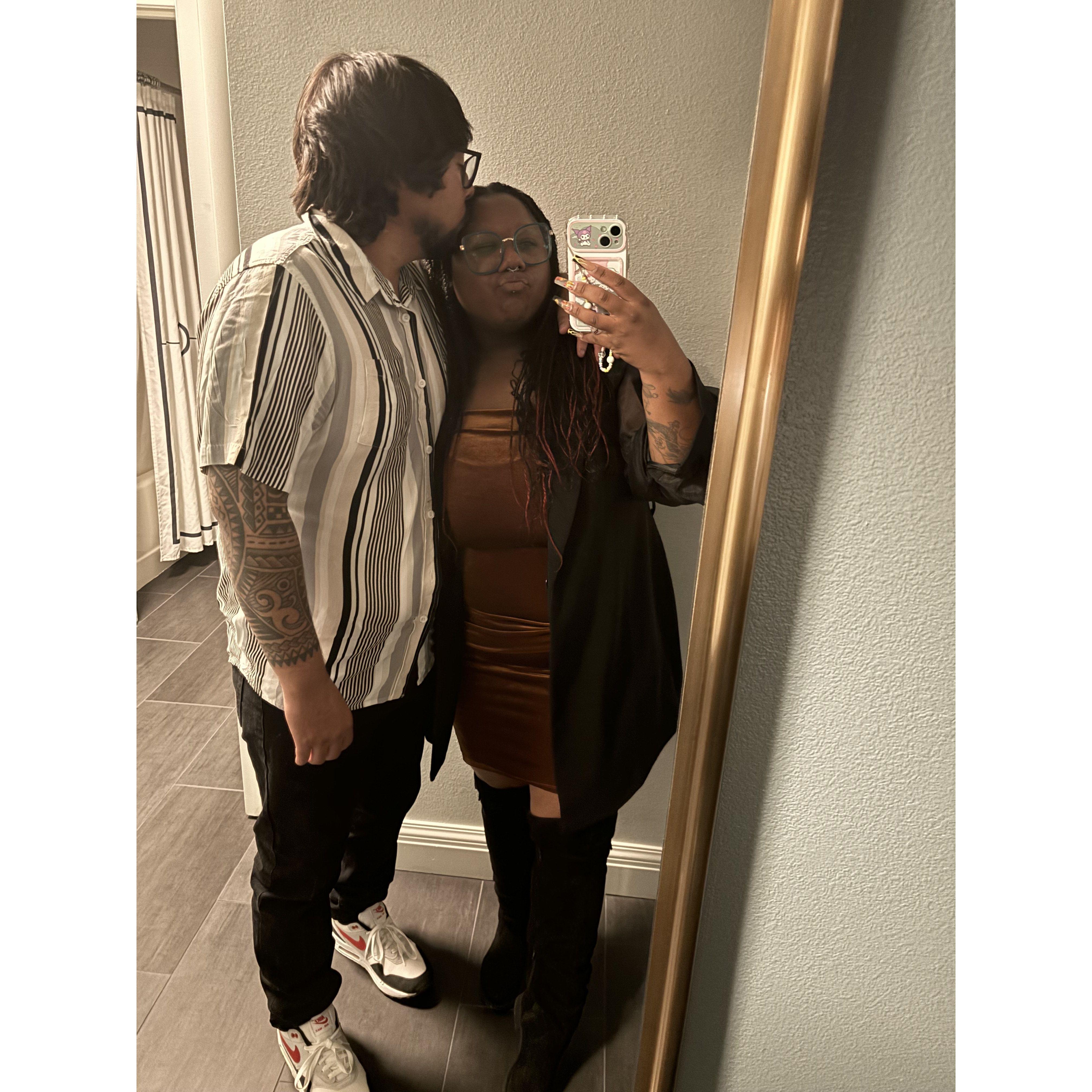 Date night on our anniversary