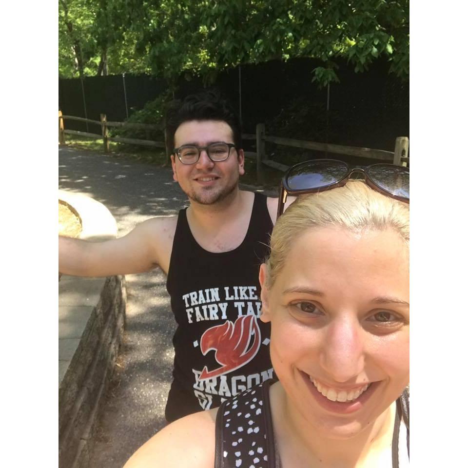 Checking out the zoo in Cape May, NJ.