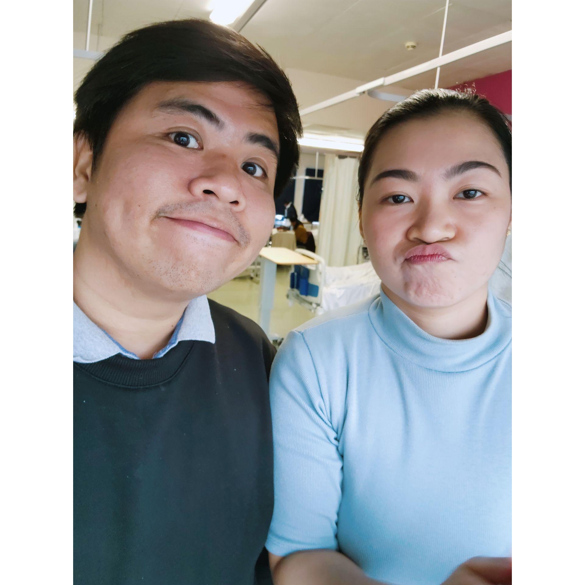 Our look when stressed out during practice tests.