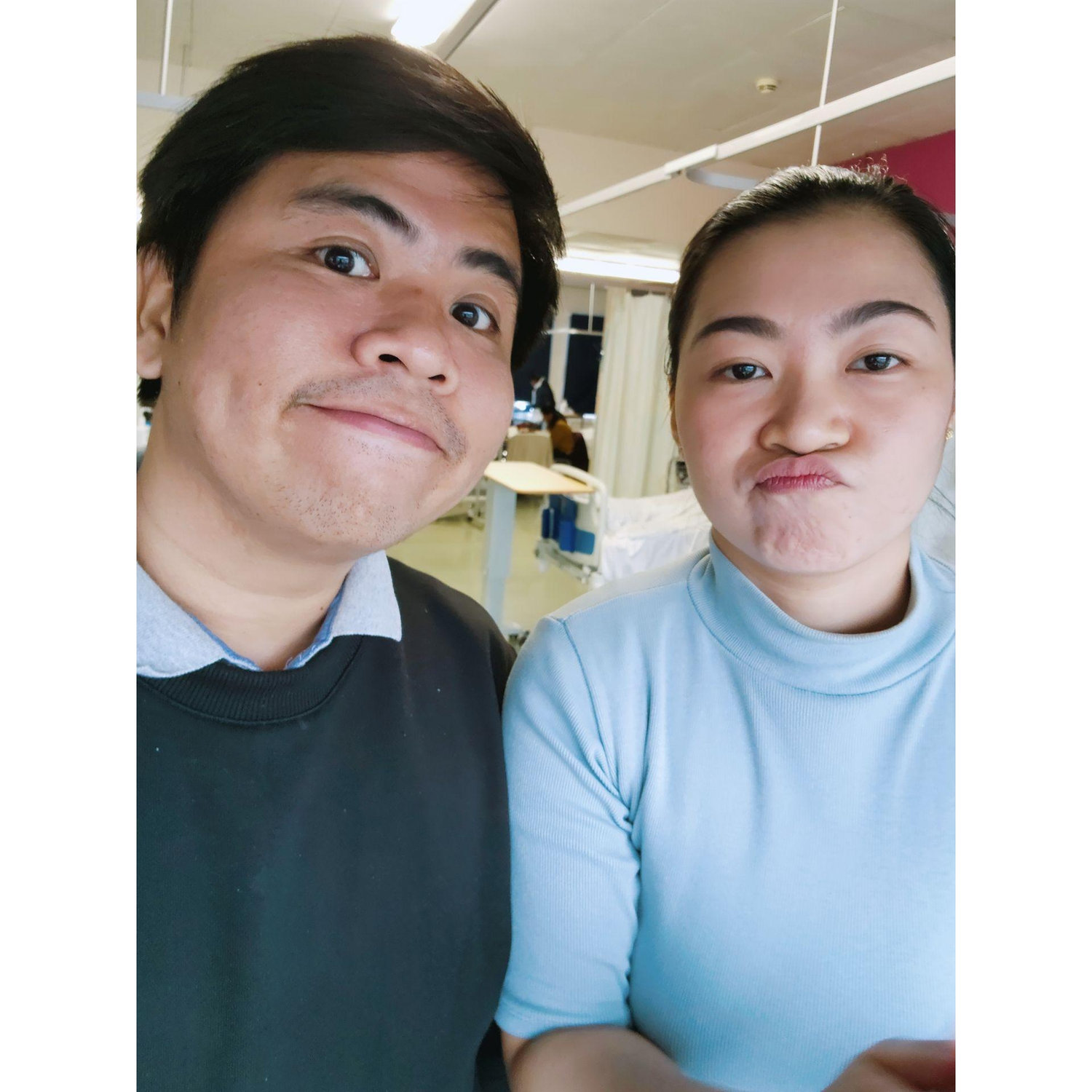Our look when stressed out during practice tests.