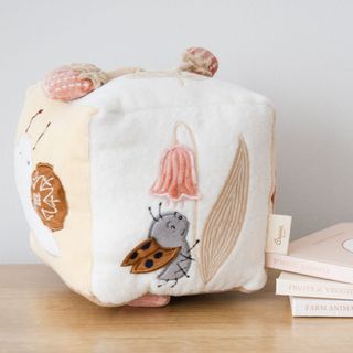 Violet Soft Plush Activity Cube