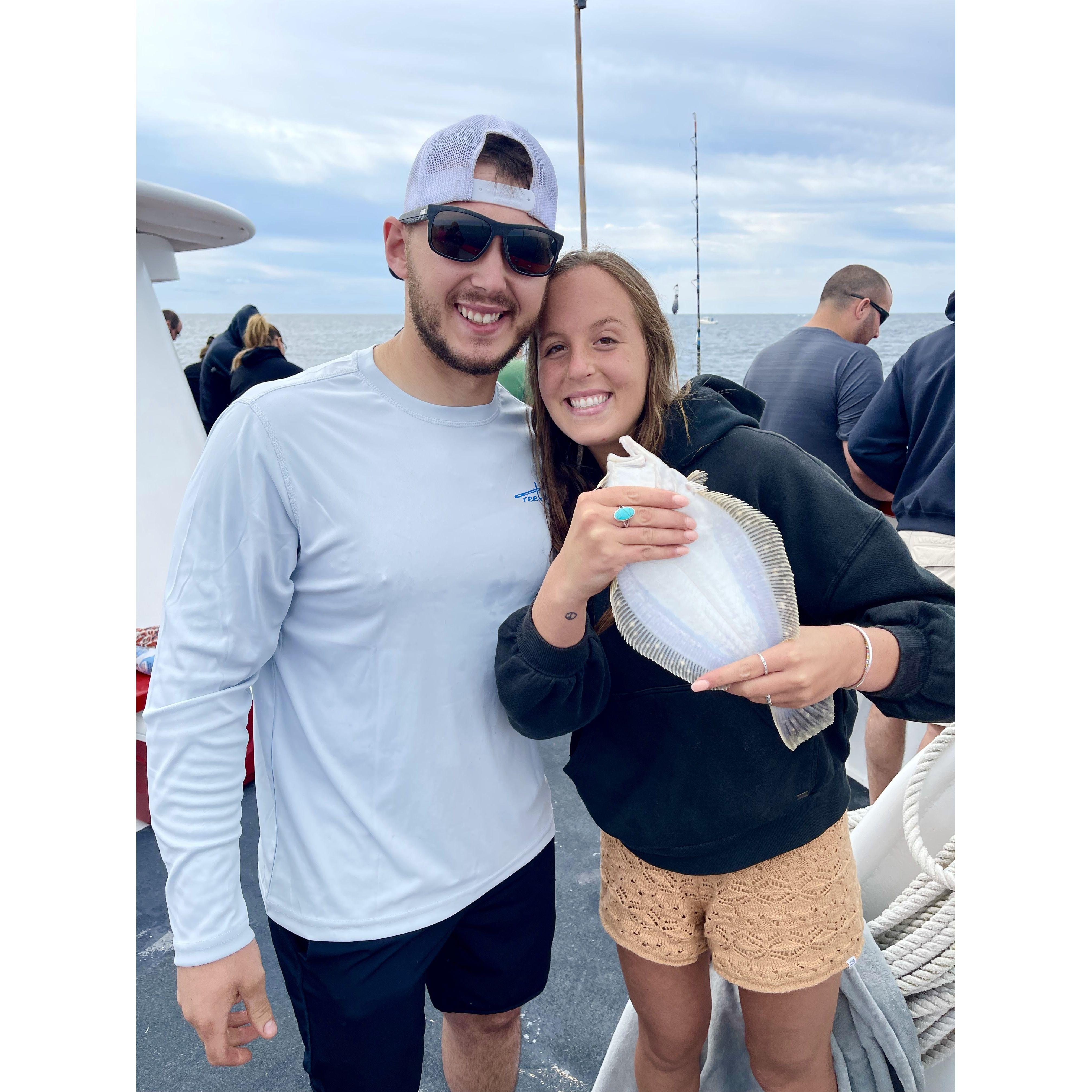 Bianca's first fluke!