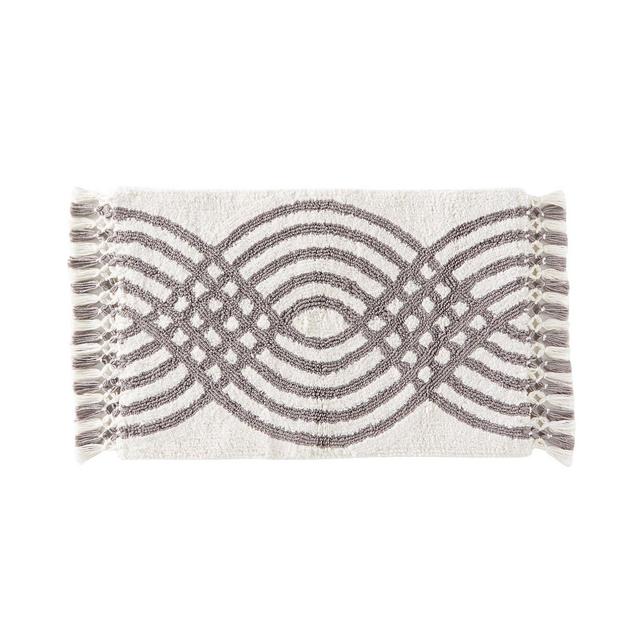 Fringed Waves Rug Gray - SKL Home