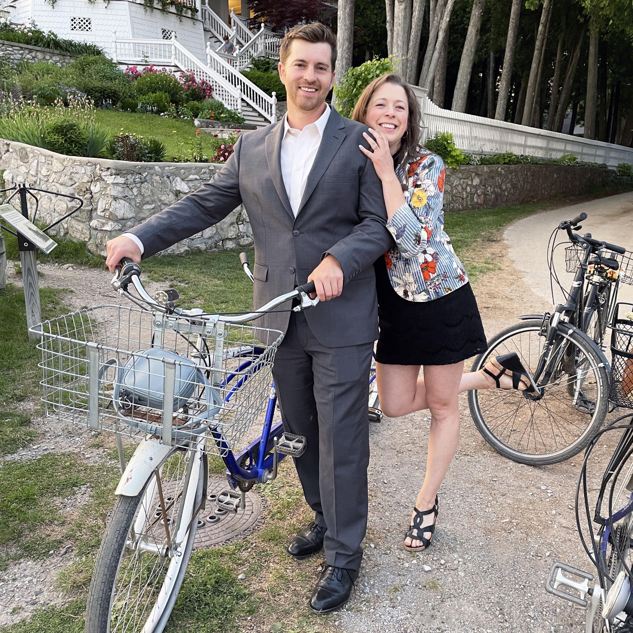 The day we got engaged.