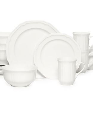Mikasa Antique White 16 Piece Set Service For 4