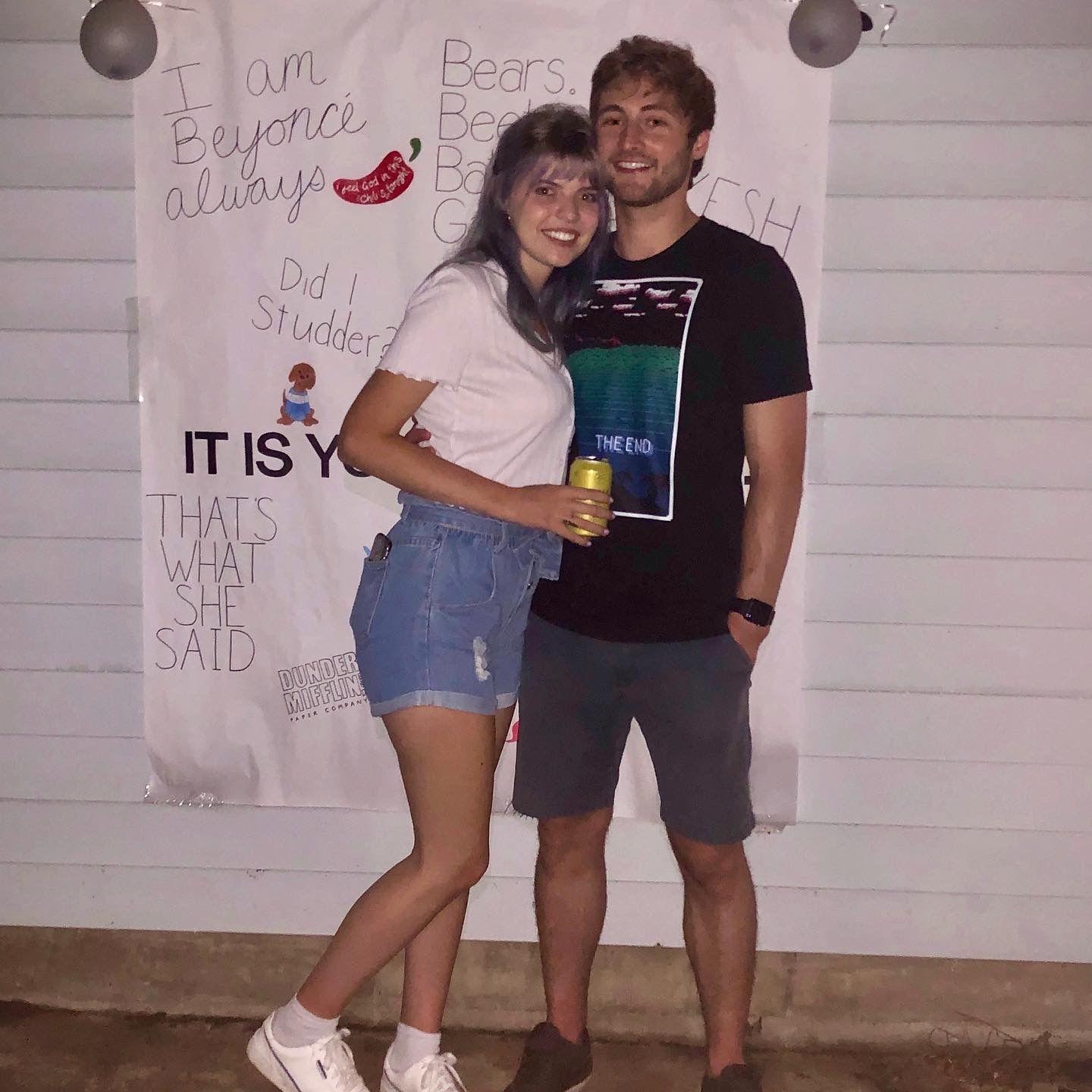 One of our first pictures together from 2020