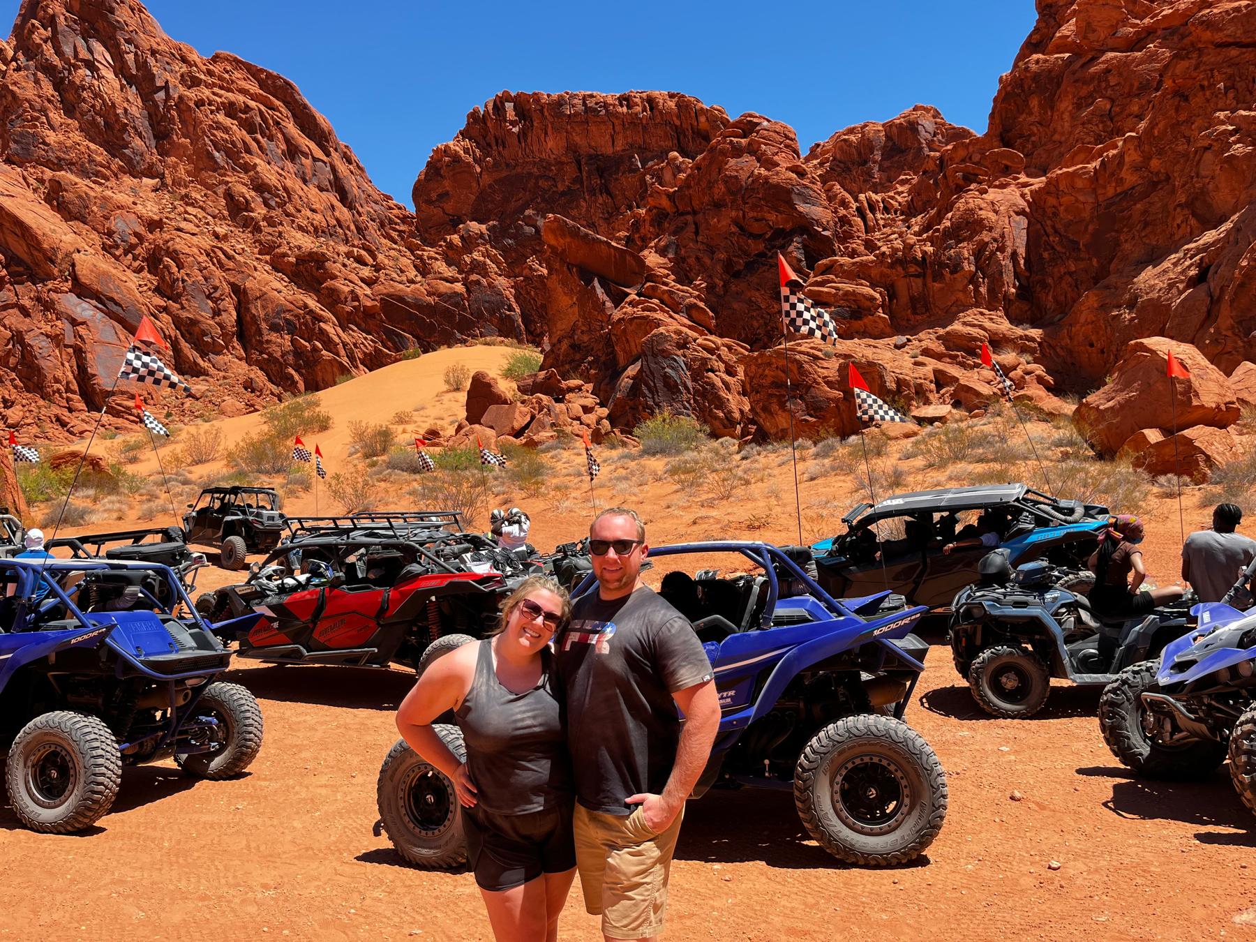 Having the best time off roading through the Valley of Fire!