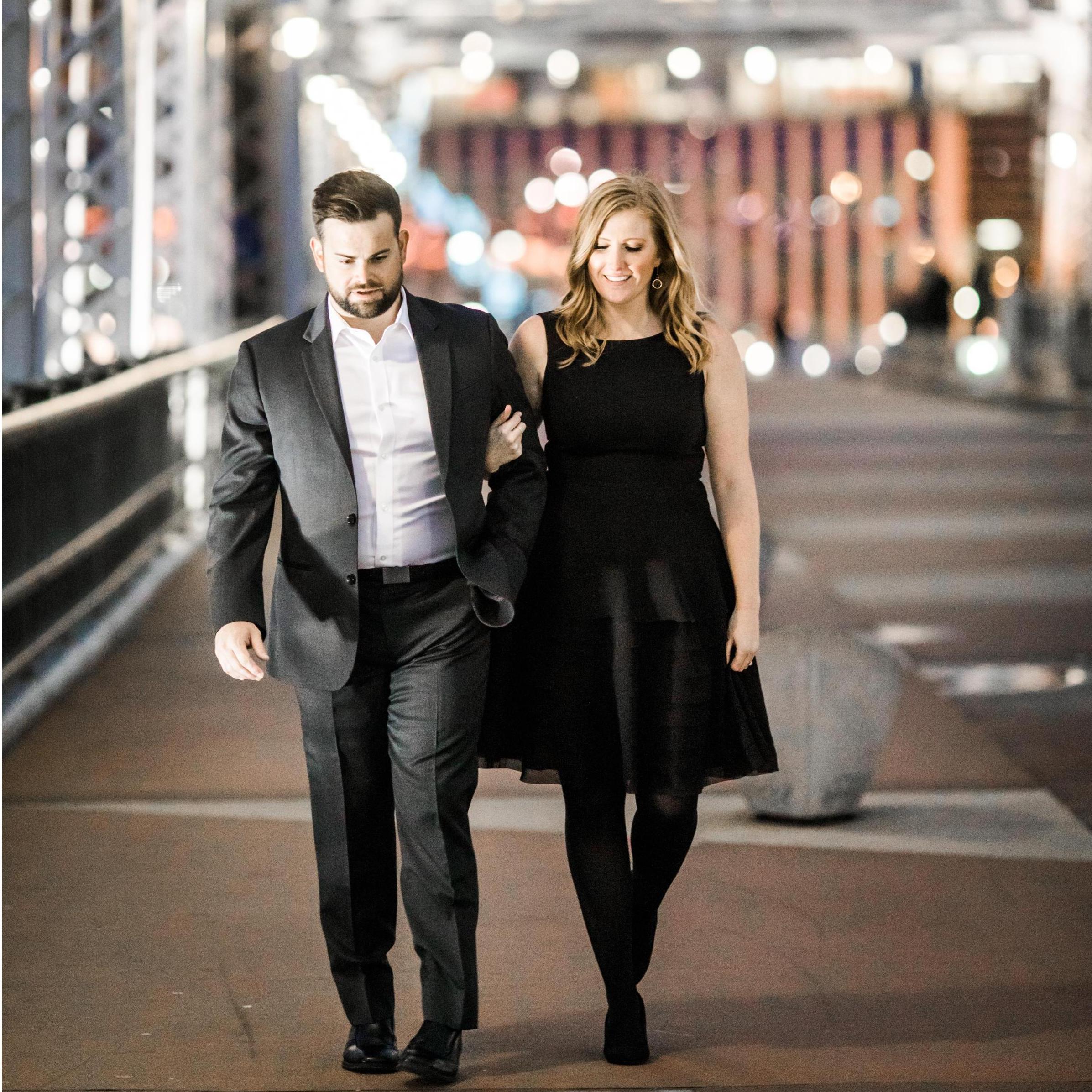 Strolling through Nashville arm in arm is the best way to be.
