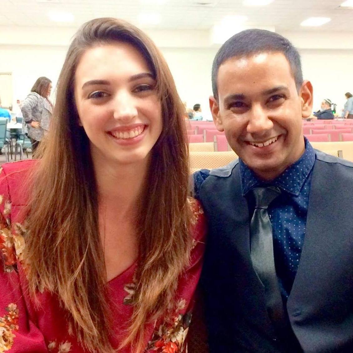 First time attending a special shabbat service together!