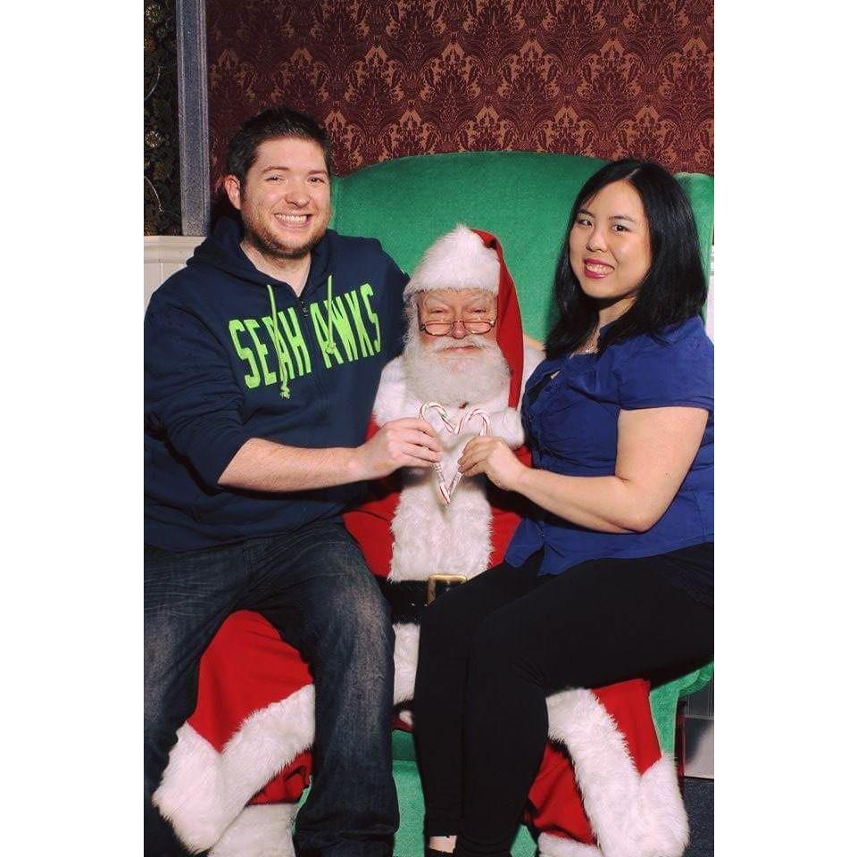 Christmas 2015 - one of our yearly Santa photos