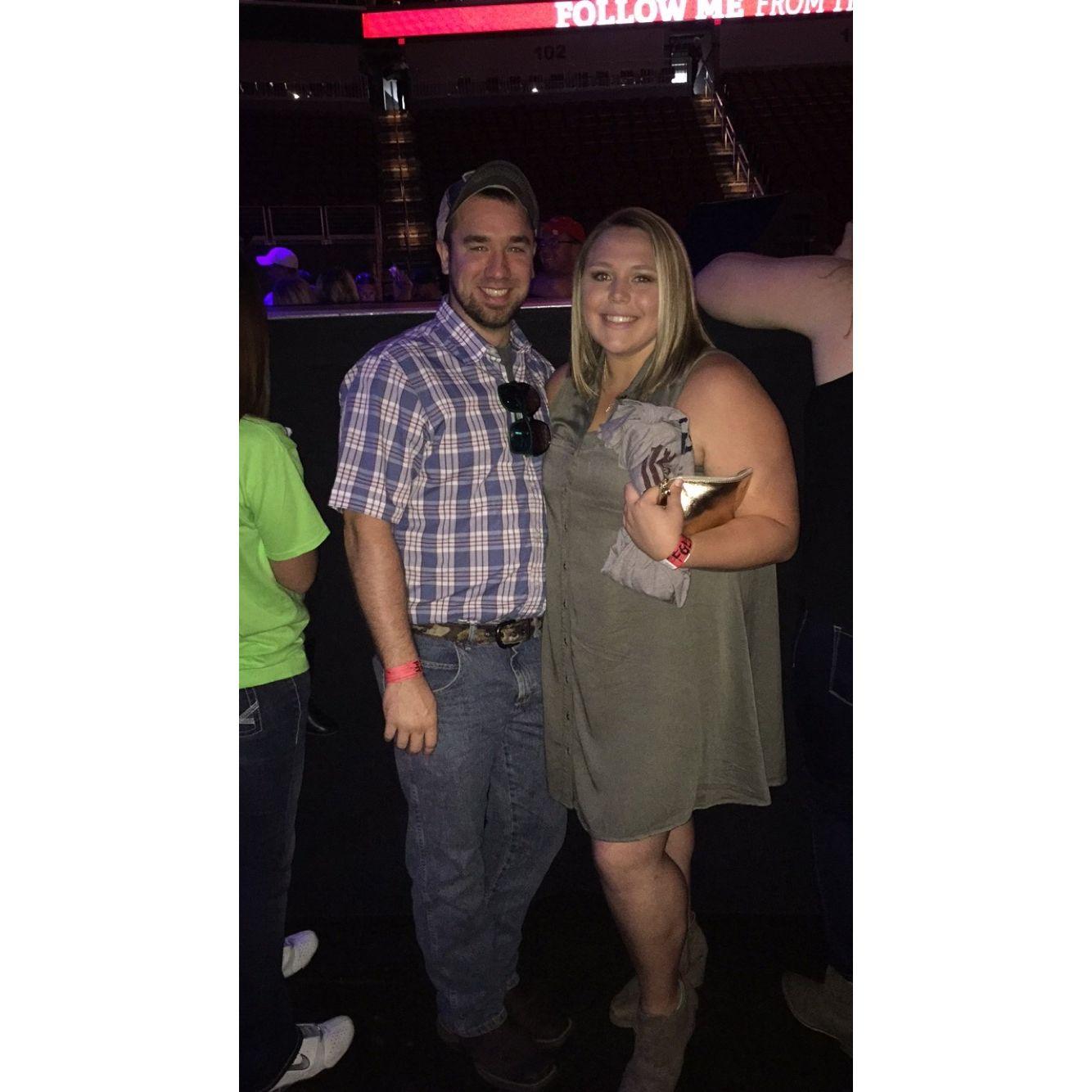 First concert together in the pits for Florida Georgia Line