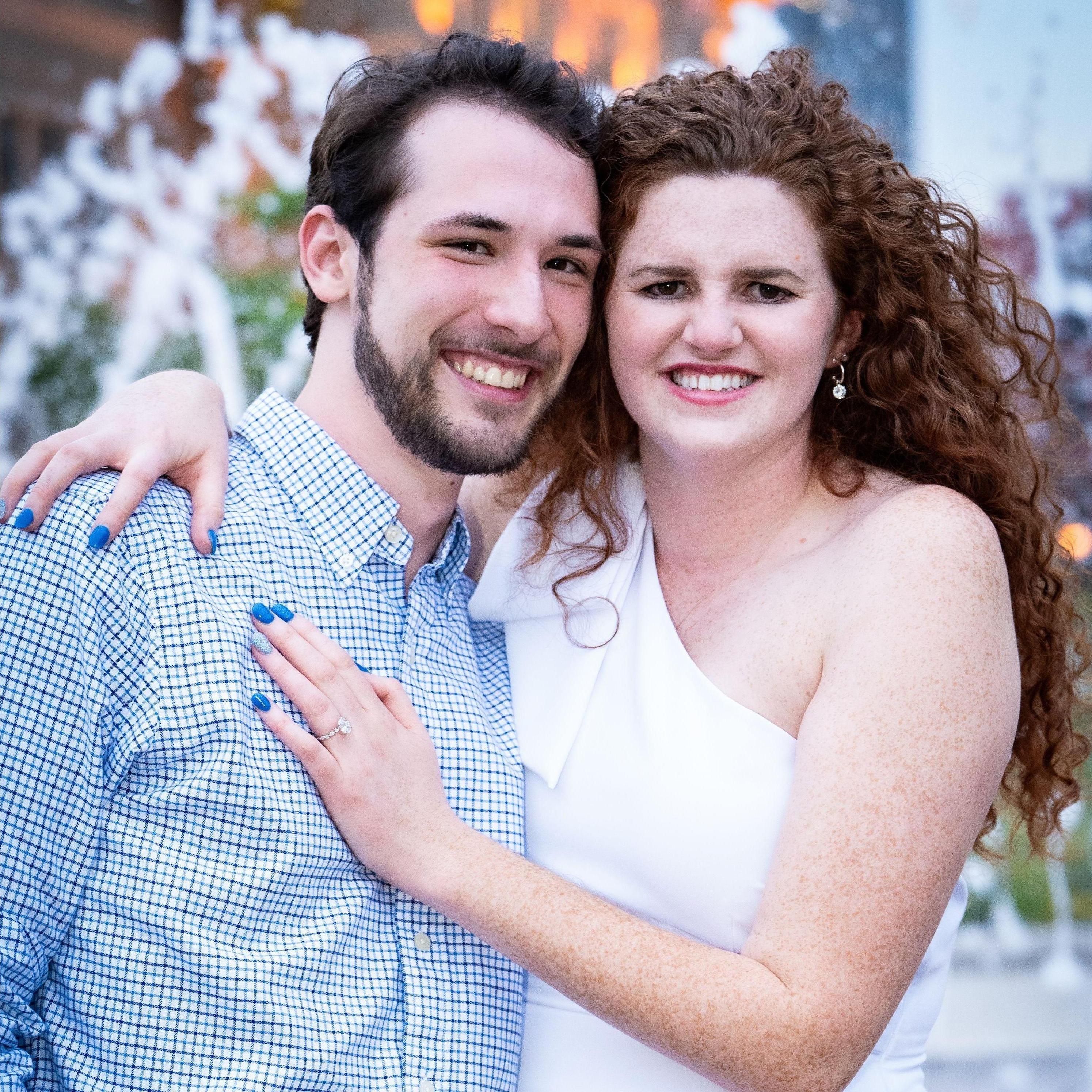 On June 28th, 2024, Wynn proposed in front of the fountain at Lytle Park! We celebrated with family, friends, and enough champagne to fill the fountain...