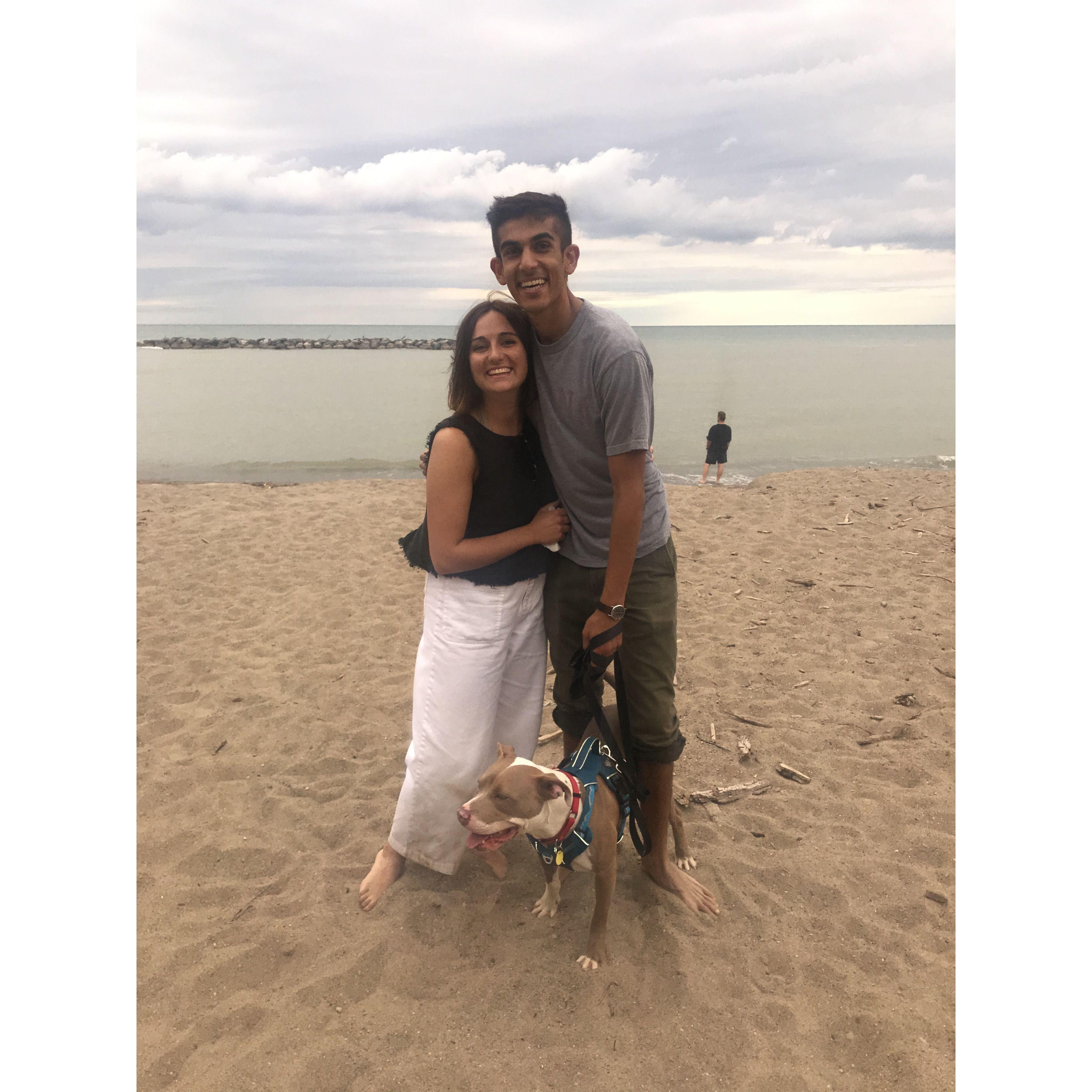 Our first photo together!