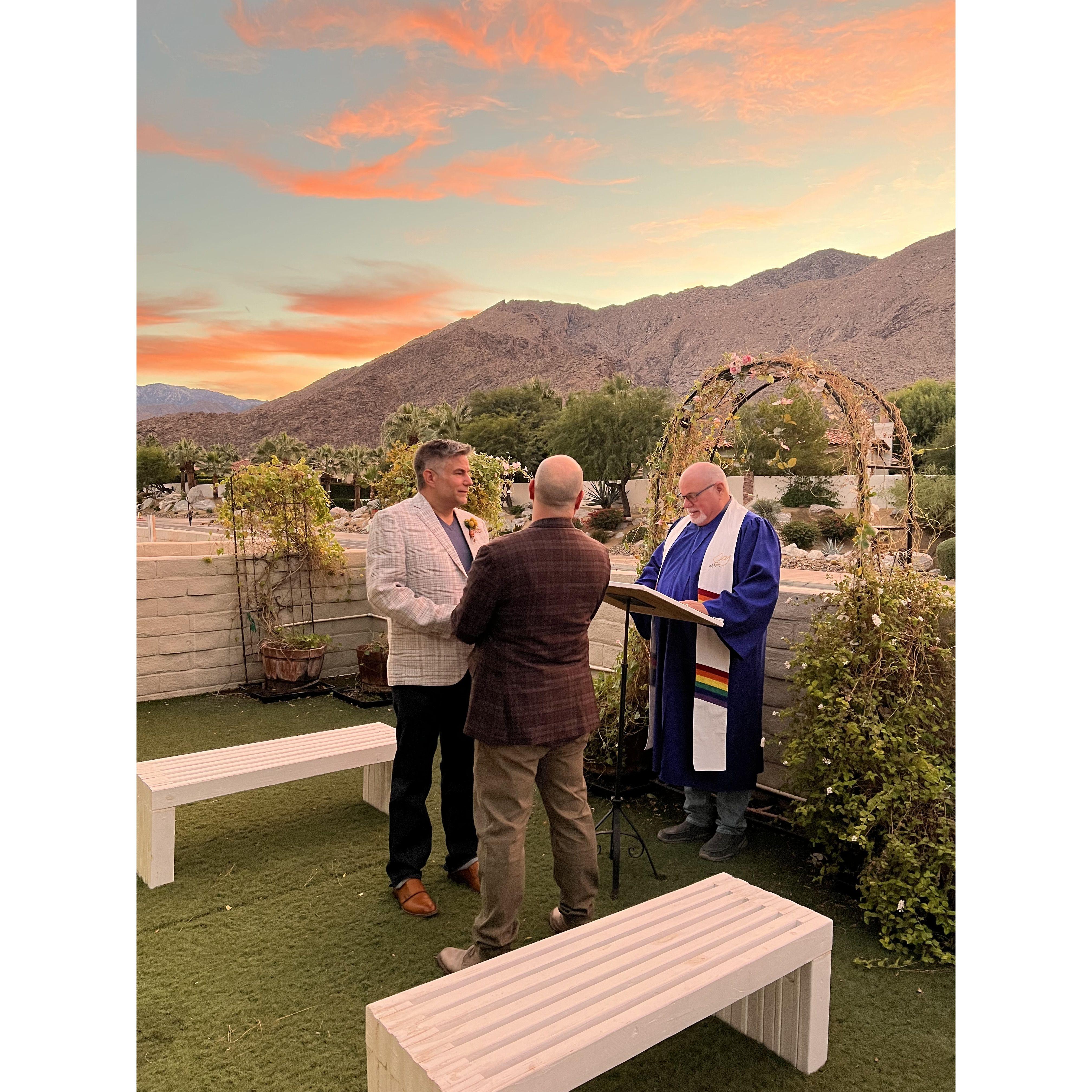 Actual ceremony. 11/11/22 - now it's like you were there!