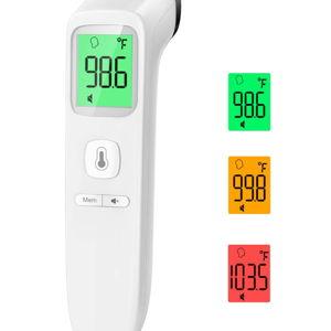 No-Touch Thermometer for Adults and Kids, Accurate Digital Baby Thermometer, Fever Alarm & Silent Mode, 2 in 1 Forehead & Object Mode