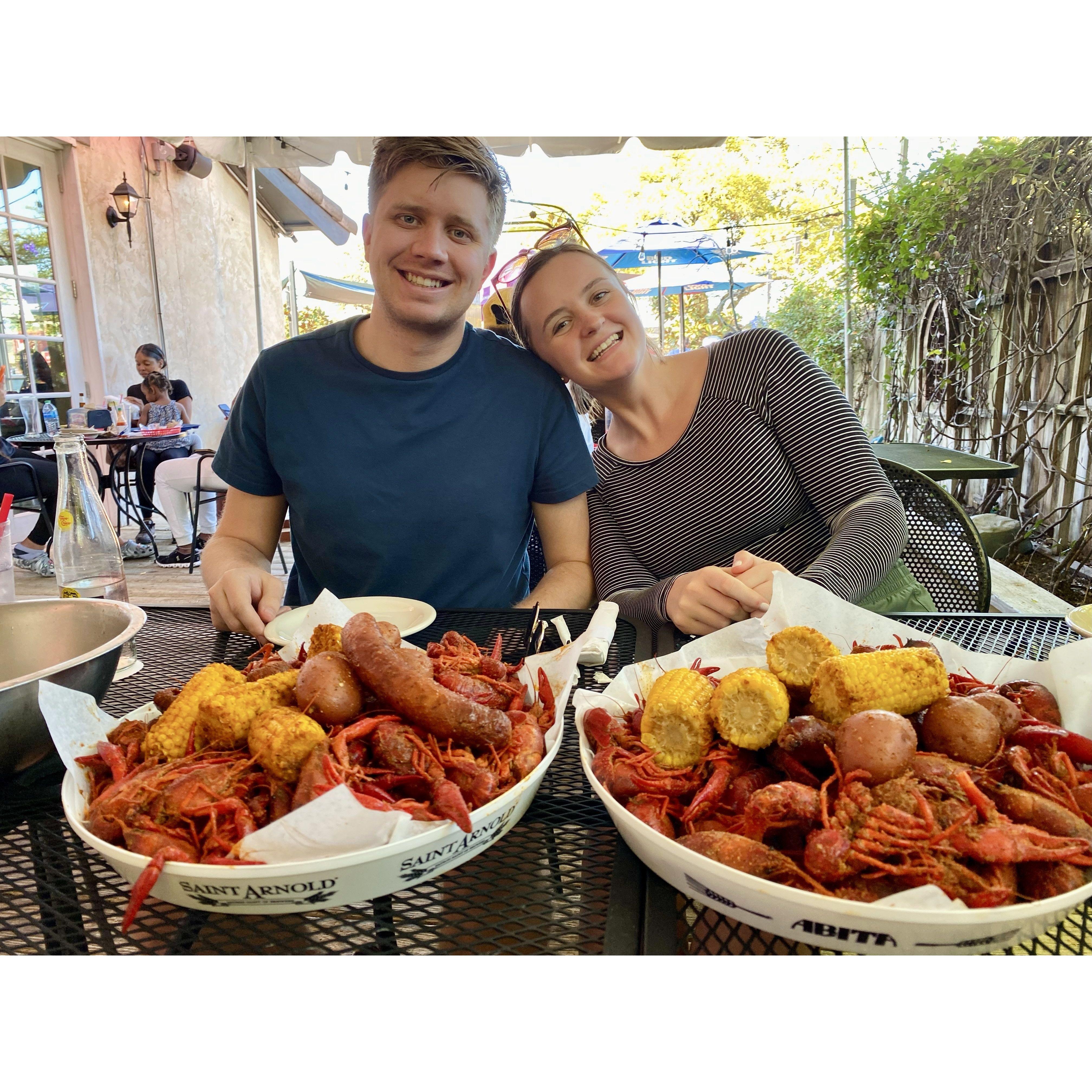 Spring 2022 - crawfish season in Houston