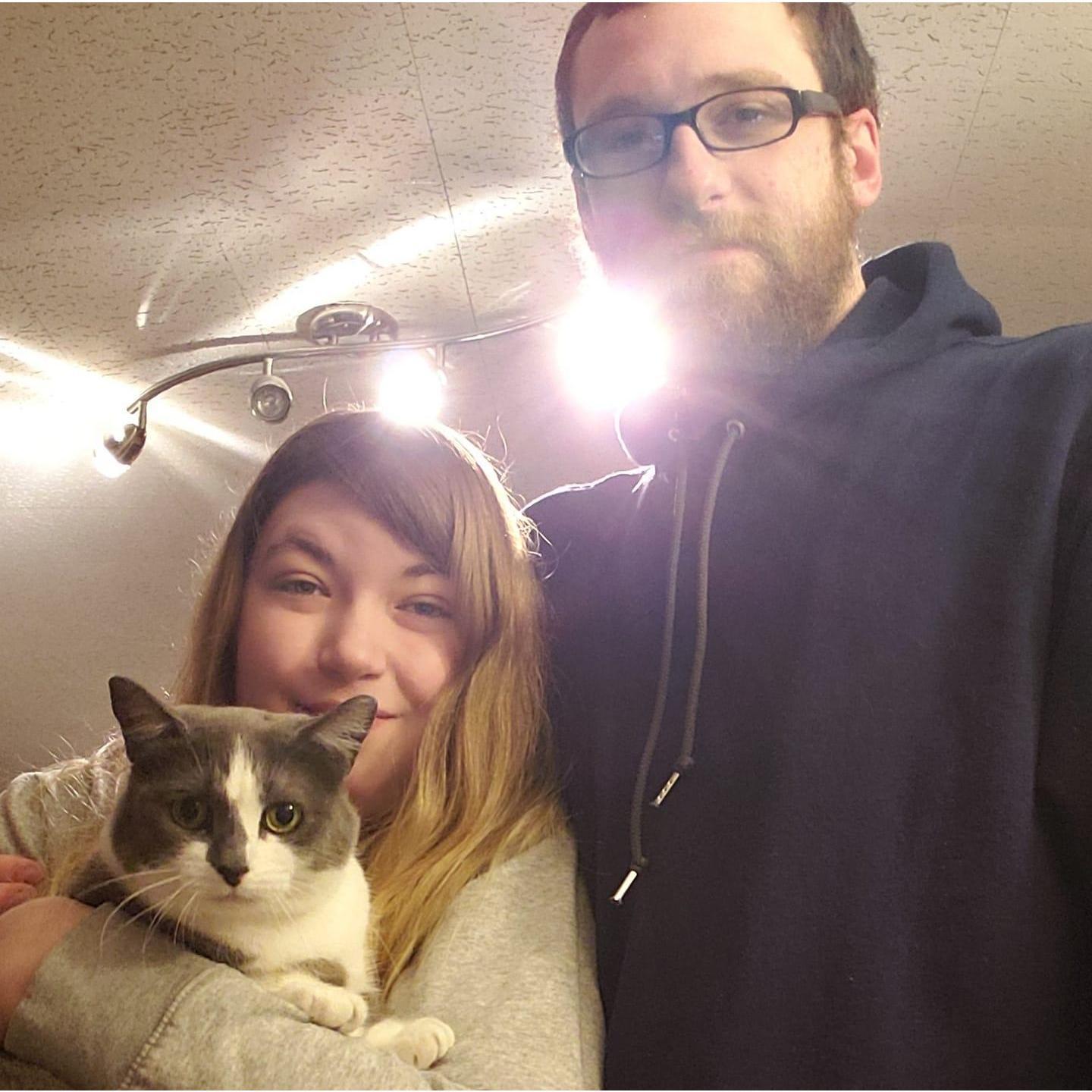 Our very first Christmas with Miss Kitty
