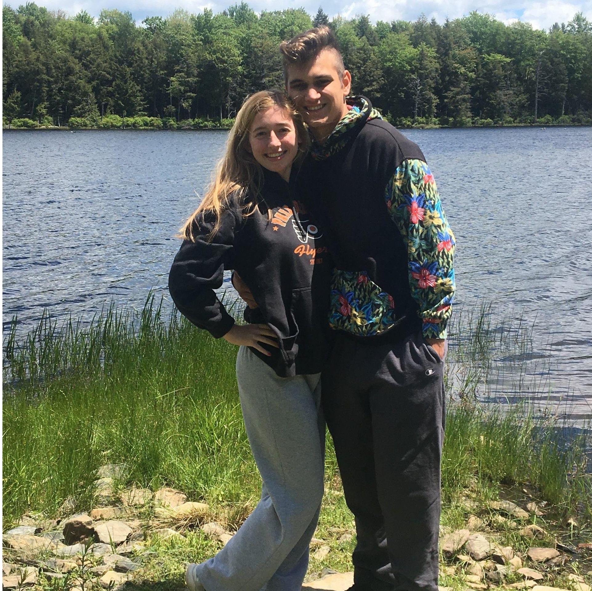 Our first trip together to Alexandra's family property in McDonough, New York. (6/17)