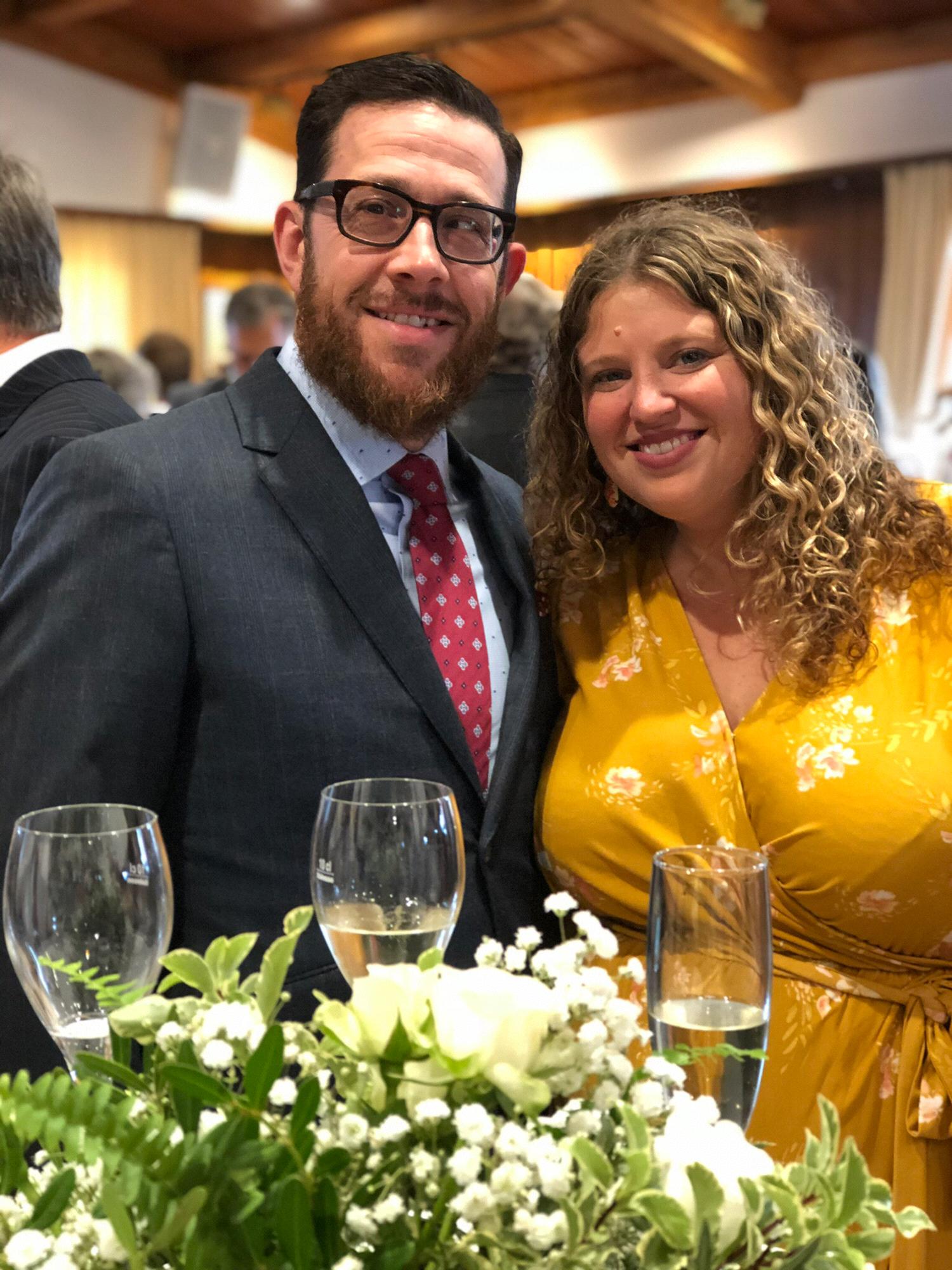 Celebrating the wedding of friends in Switzerland, September 2018