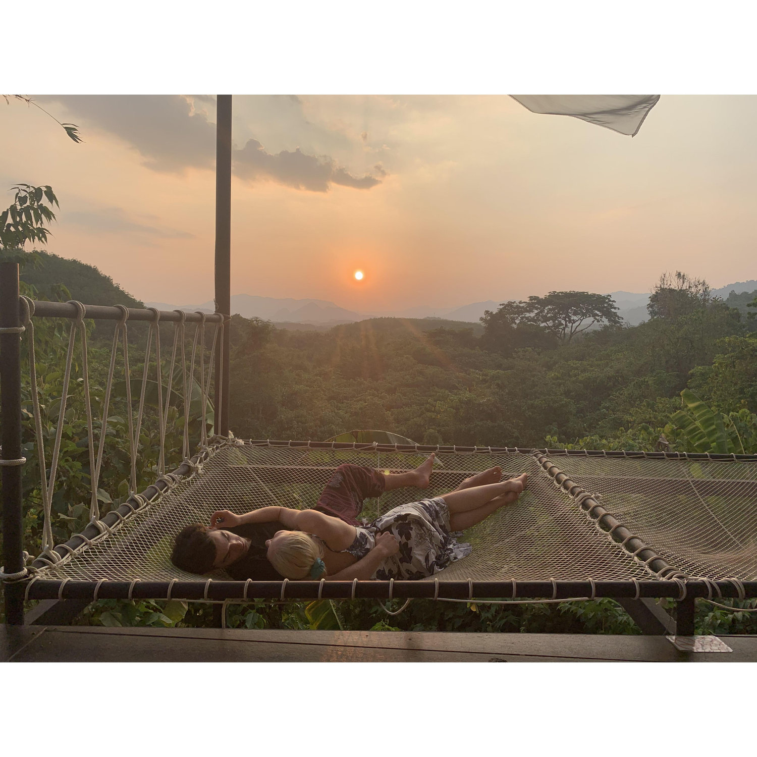 Watching the most incredible sunset over the Khao Sok National Park in Thailand/ March 19th, 2019