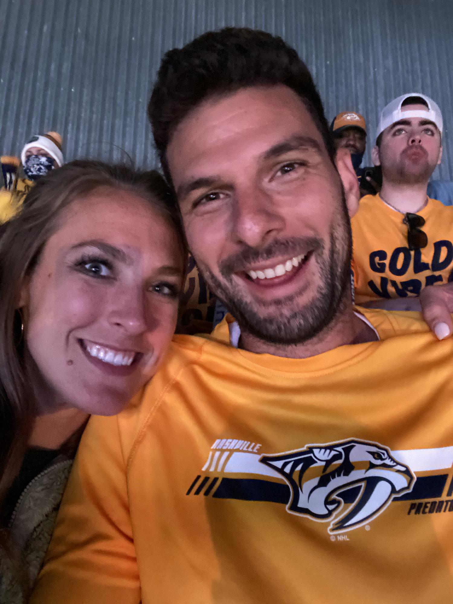Nashville Predators v Carolina Hurricanes playoff game!