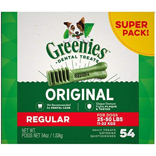 Greenies Original Regular Natural Dental Dog Treats (25 - 50lb. dogs)