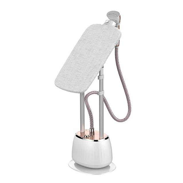 Texinpress 1700W Clothes Steamer with Ironing Board Height Adjustable 2L Steamer for Clothes with Stand