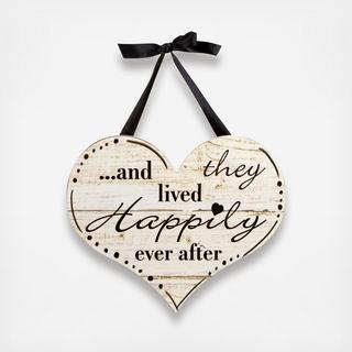 Happily Ever After Wall Decor Plaque