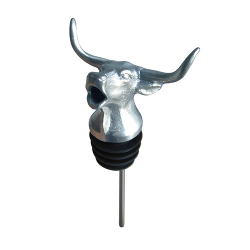 Stainless Steel Longhorn Wine Pourer - Aerator