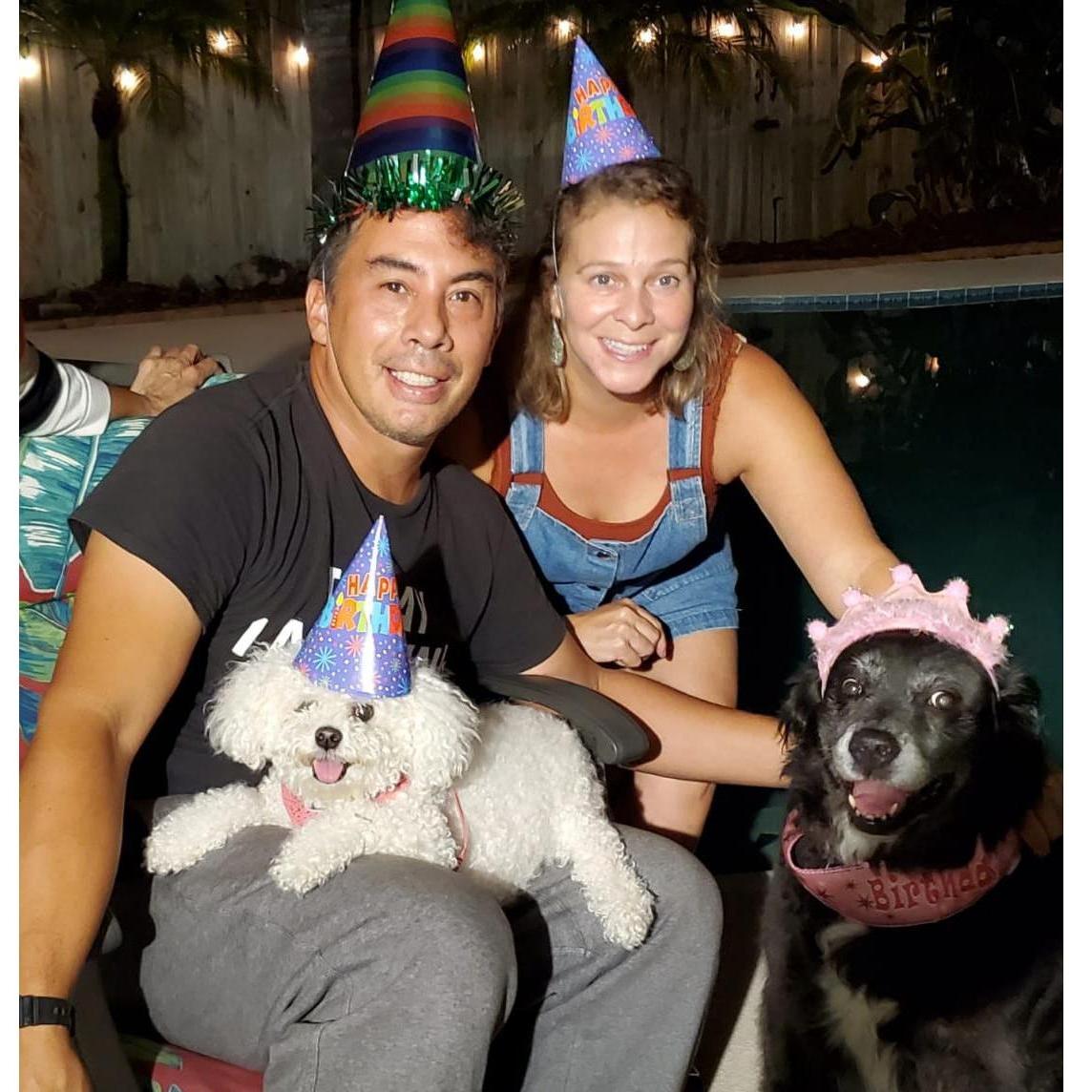 Celebrating our fur baby!