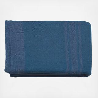 Striped Baby Alpaca Throw