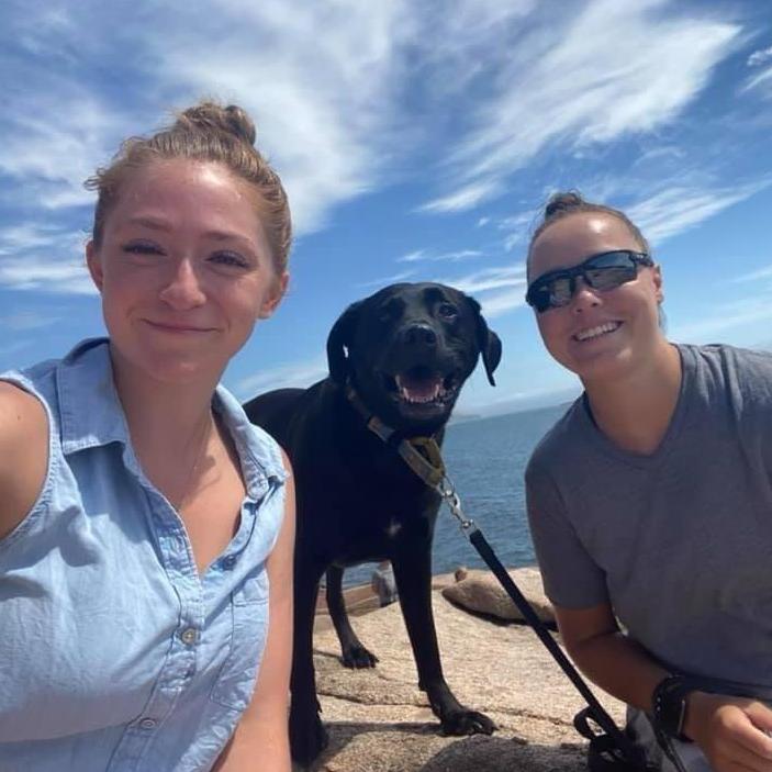 First time up in Bar Harbor, ME with our photo-ready pupper