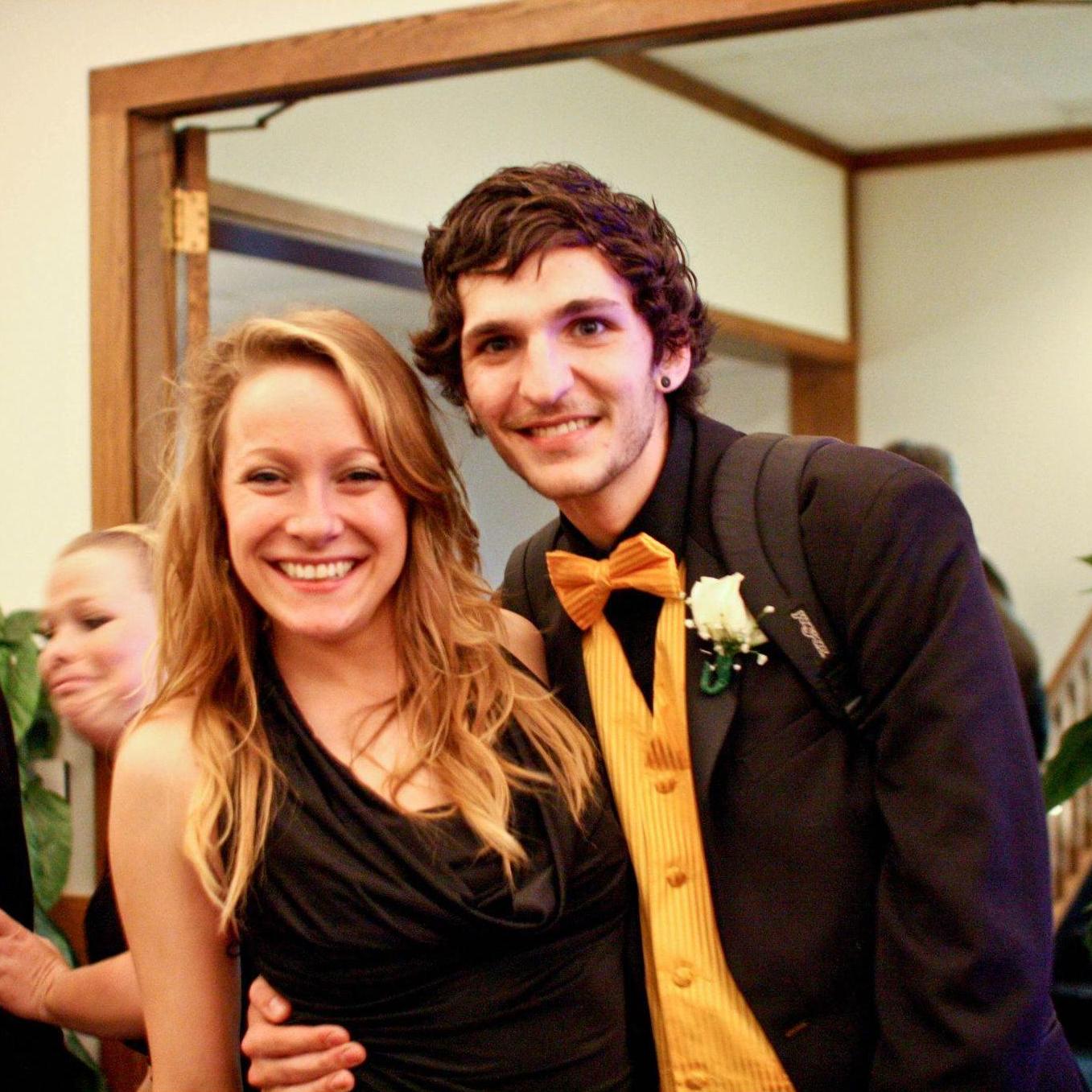 This is actually when we decided to show the public just how much we liked each other! 
Hello, world! Circa April 2012.