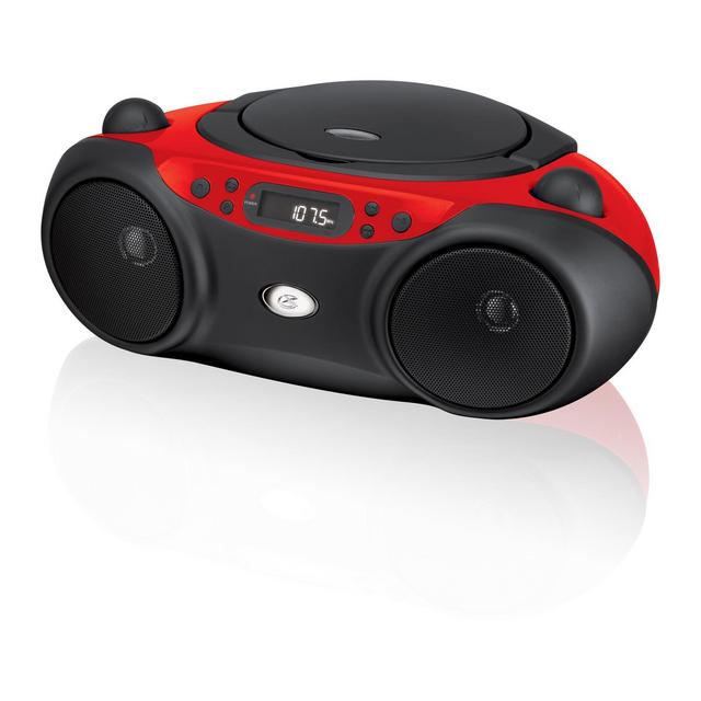 GPX CD, AM/FM Boombox - Red (BC232R)