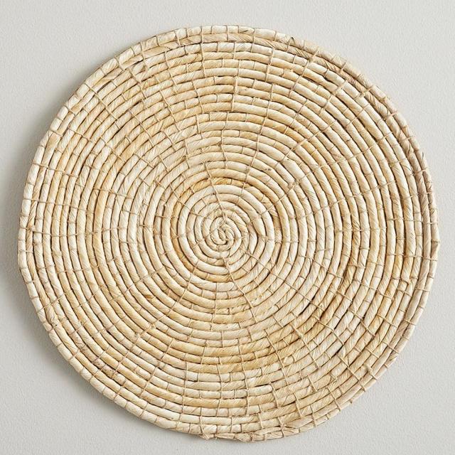 Wynne Coil Handwoven Abaca Charger Plate