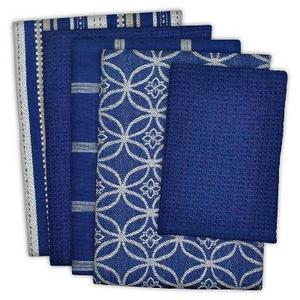 Dishtowel & Dishcloth Set Of 5 Nautical - Design Imports