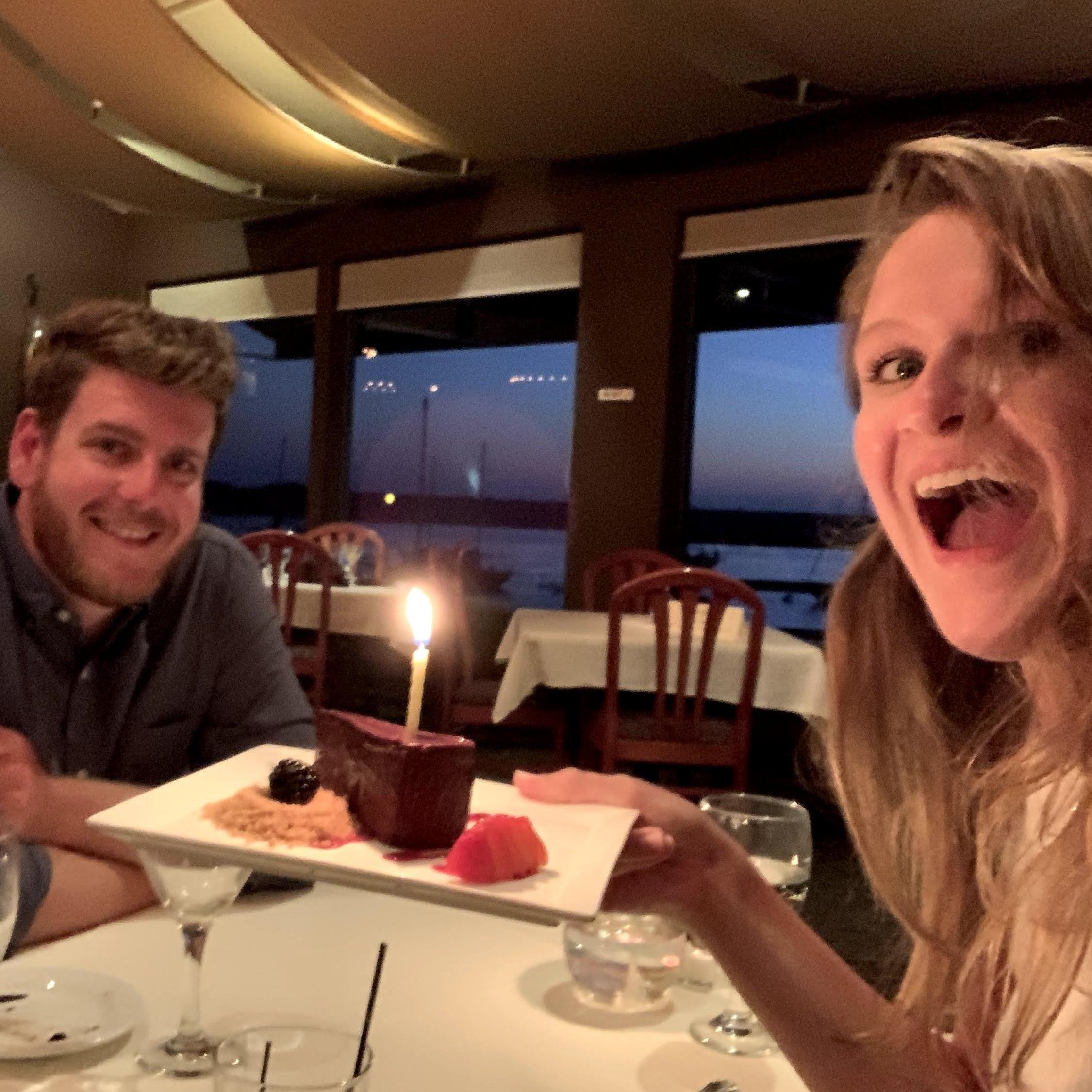 7/11/20 - Celebrating our "would be" wedding. We saved you all a slice of cake!
