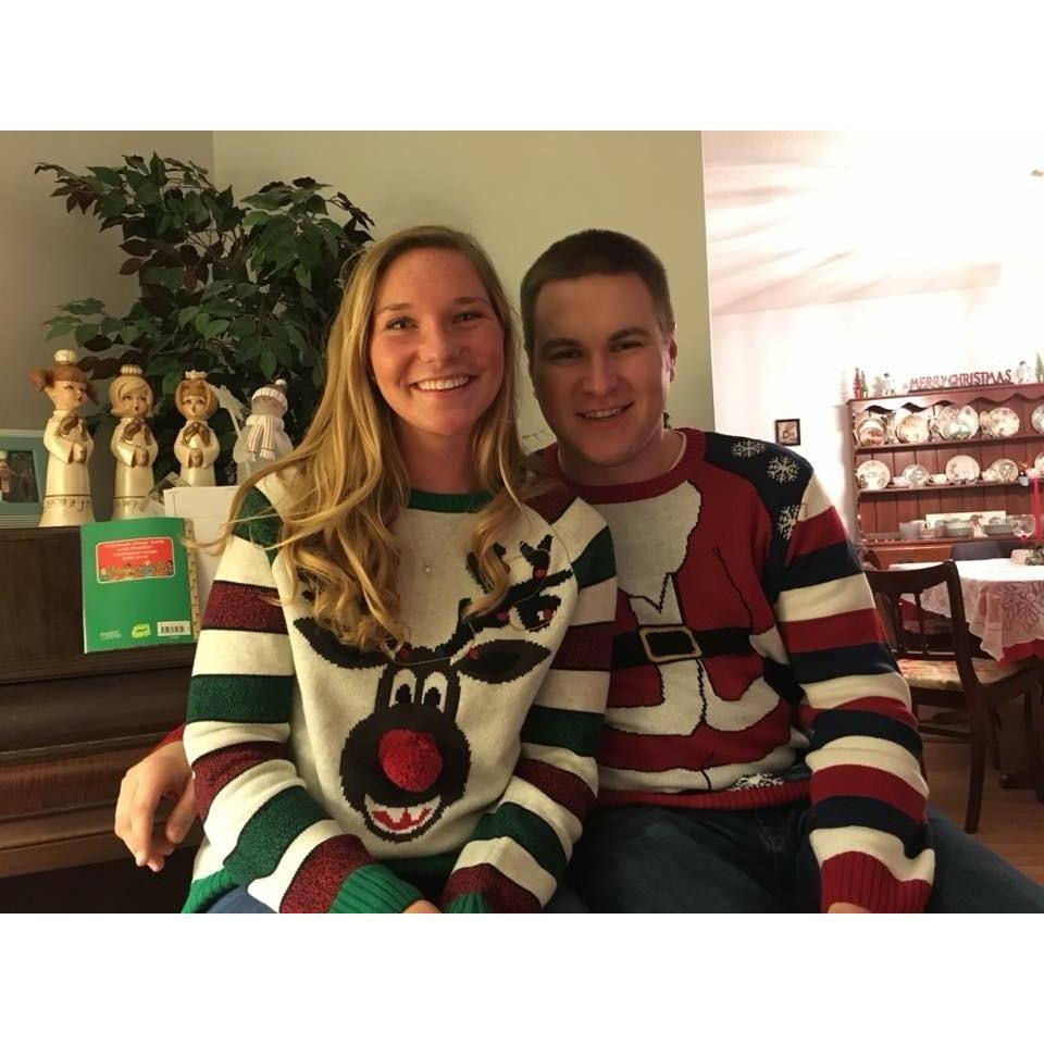 Zac said he would only wear an ugly Christmas sweater if it was red, white, and blue and lit up...guess what I found??