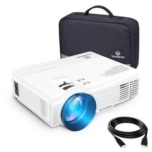 VANKYO LEISURE 3 Mini Projector, Full HD 1080P and 170'' Display Supported, 2400 Lux Portable Movie Projector with 40,000 Hrs LED Lamp Life, Compatible with TV Stick, PS4, HDMI, VGA, TF, AV and USB