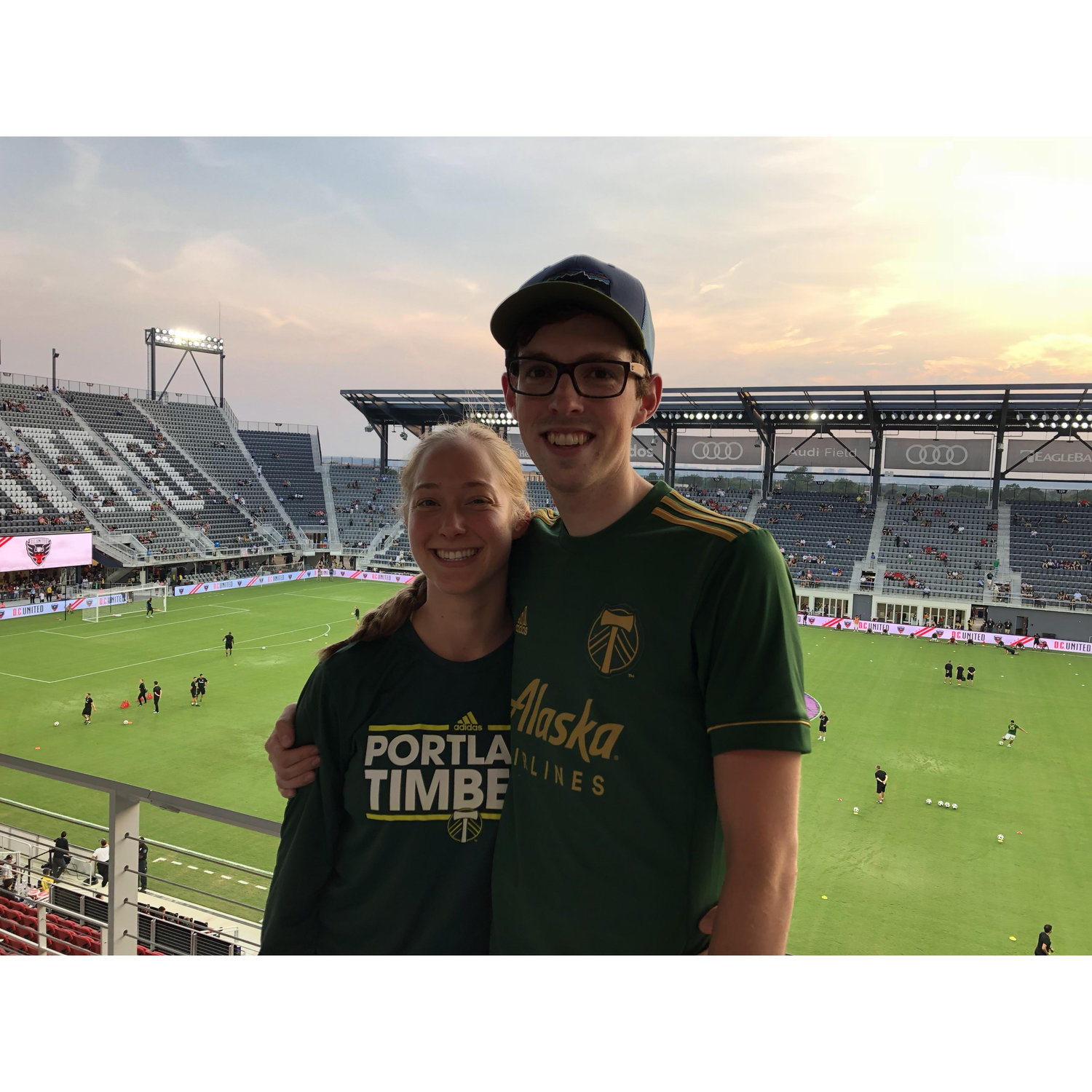 Timbers vs. D.C. United game in Washington D.C.